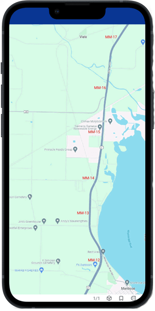 Map to Find Location